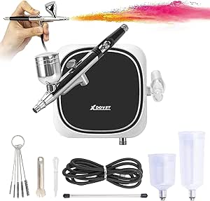 Kit Aérographe Avec Compresseur Portable - Pression 25-30 PSI - Multifonction - Neuf