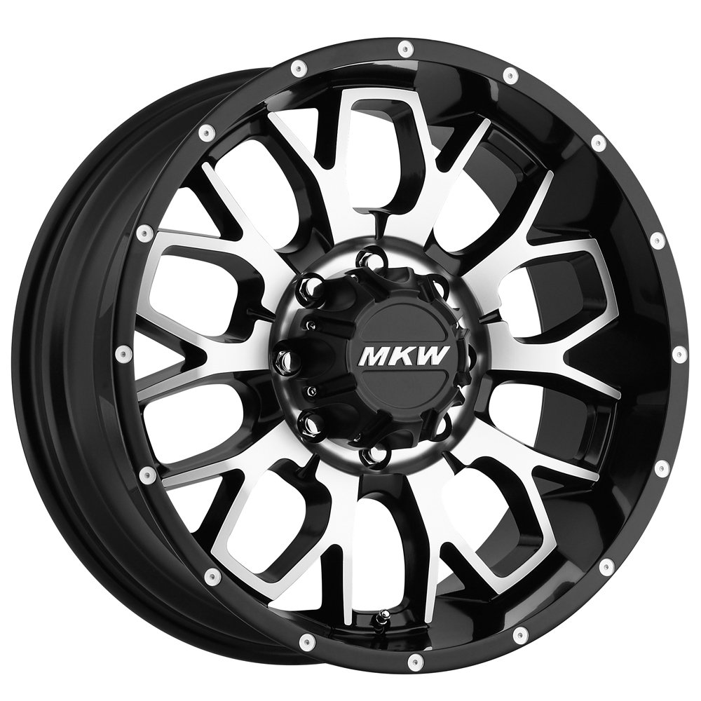 M95 Satin Black Wheel with Machined Finish (20x9", 8x170mm, 10mm Offset)