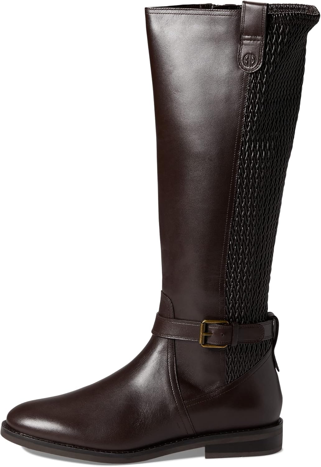 Cole Haan Cape Stretch Tall Boot Dark Chocolate Leather 6.5 B (M)