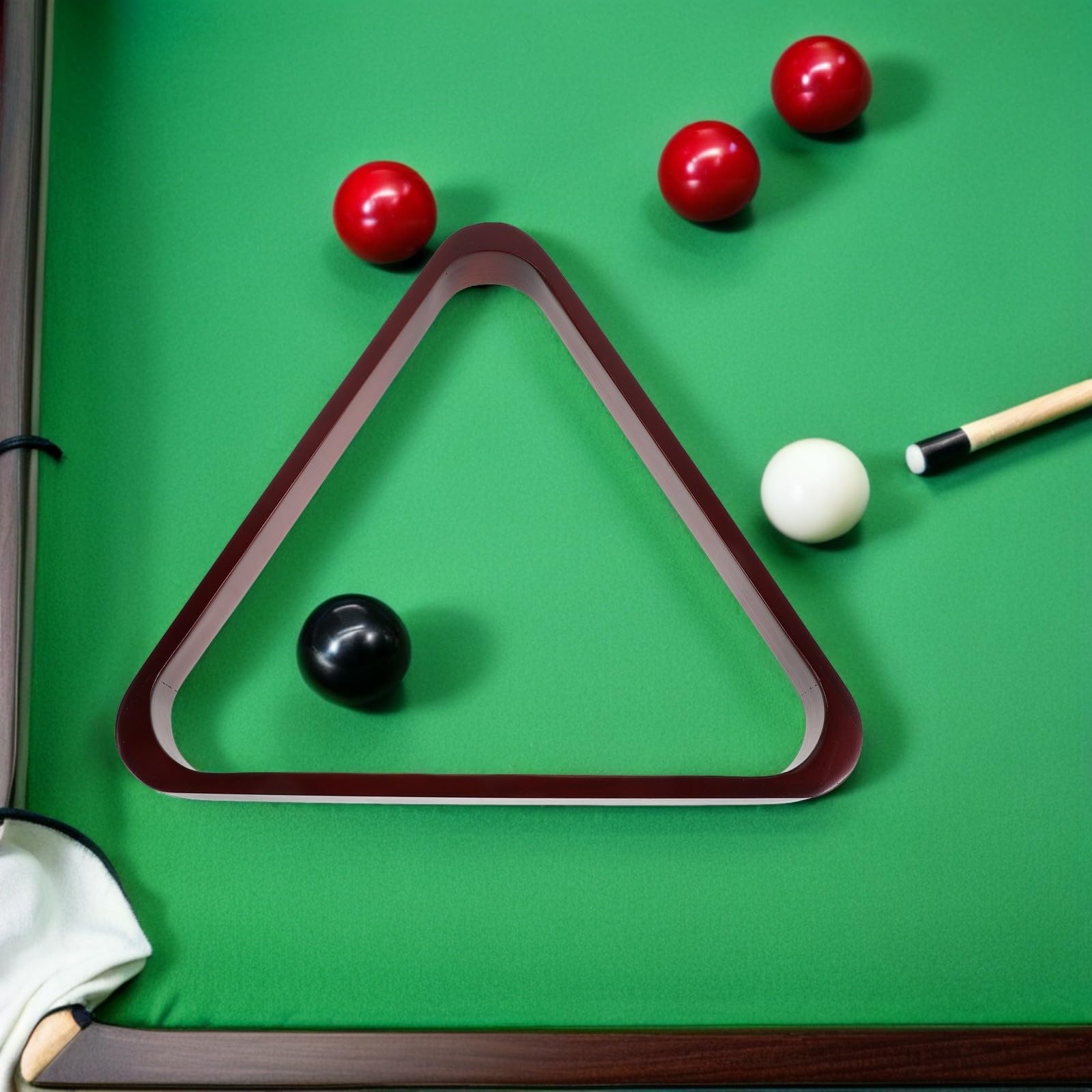 Outanaya 25 Unidades Kit Portátil de Limpieza para Eliminar Polvo y Manchas para Mesa de con Cepillo de Madera y Plástico en Bares y Salas de Juego