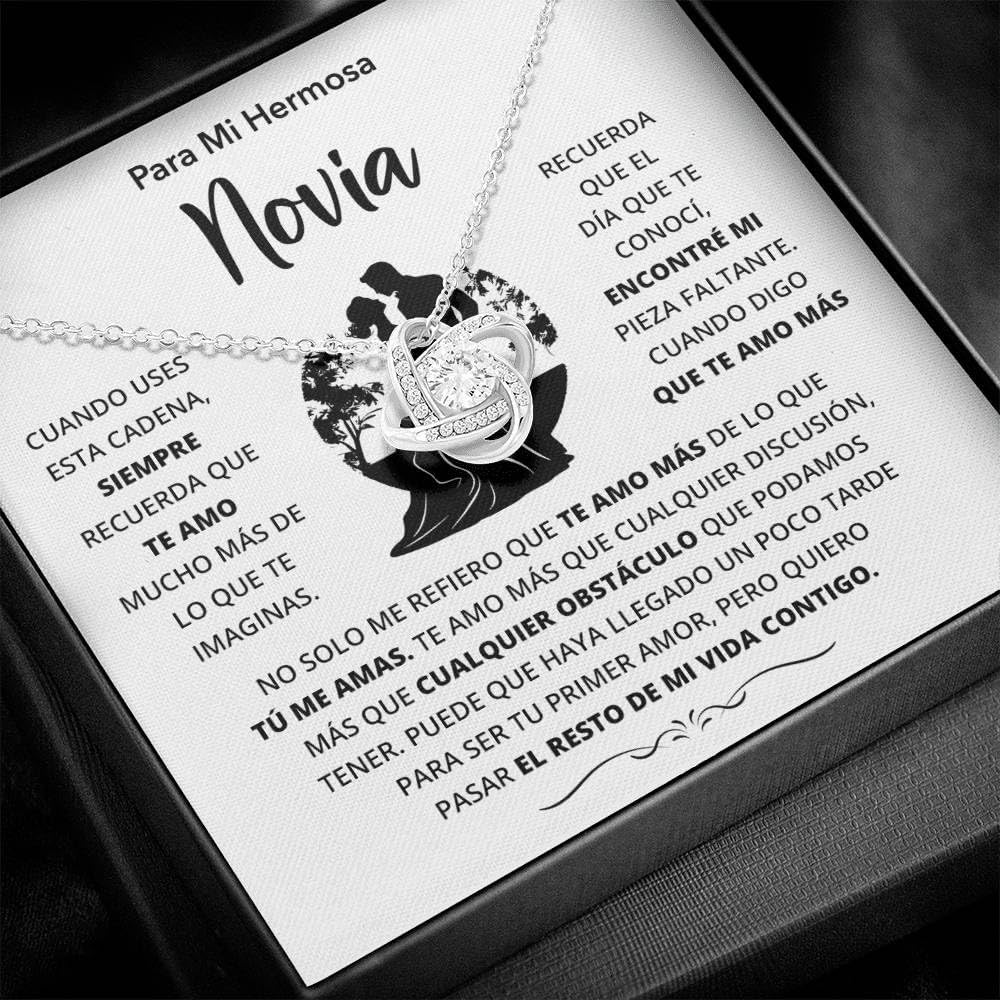 Regalos Para Novia, Para El Amor De Mi Vida, Regalos Para Mi Novia Cumpleaños, Regalo Para Mi Novia 14 De Febrero, Detalles Para Novia, Cadenas De Acero Inoxidable Para Mujer - Image 6