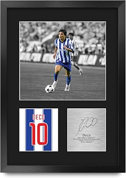 HWC Trading Deco Gifts Printed Signed Autograph Picture for Soccer Fans and Supporters - 16" x 12" Portrait Framed