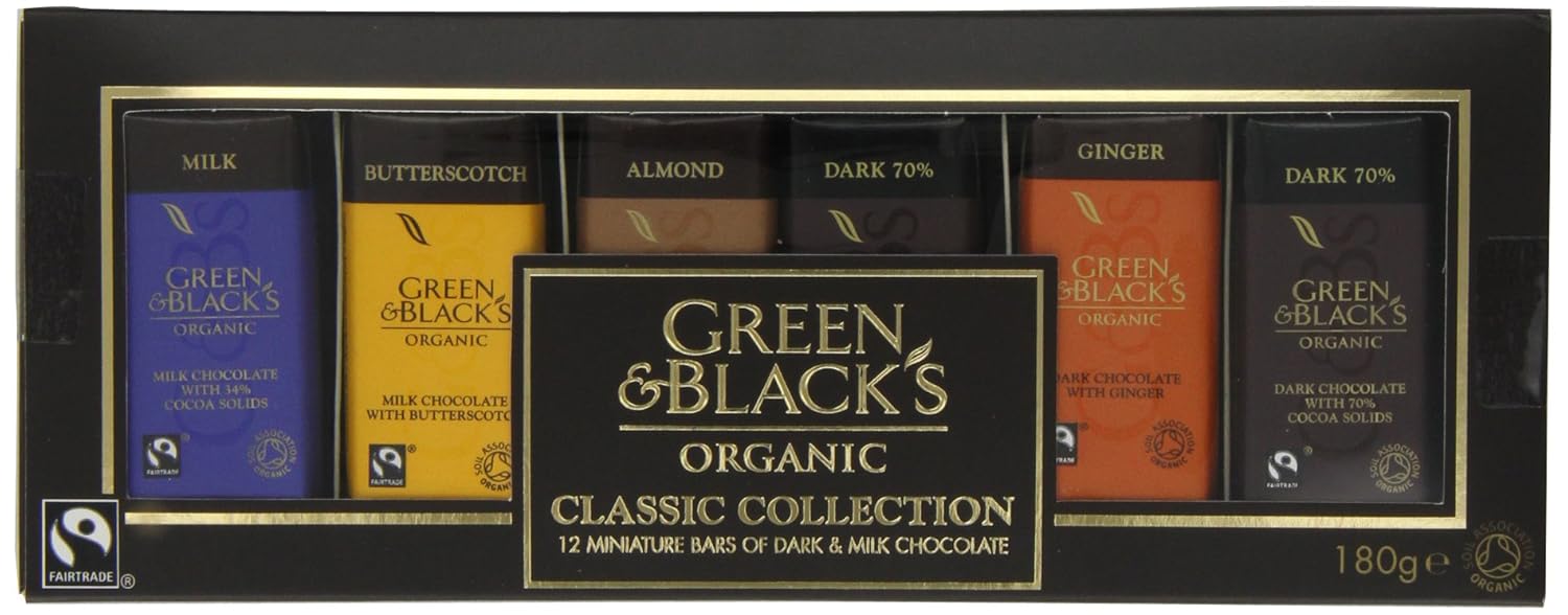 Green and Black's Organic The Miniature Bar Collection 180 g (Pack of 2)