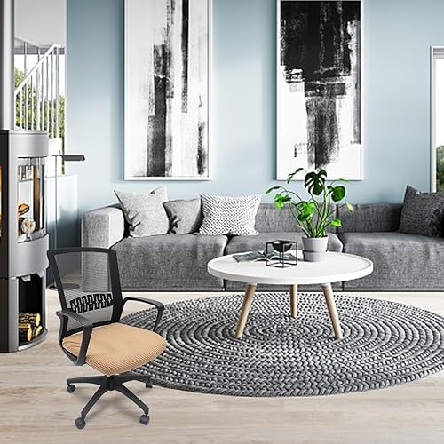 Miniatura 5 de Veemoon Fundas de asiento para silla de escritorio de oficina, lavables, para silla de computadora, fundas de cojín para silla de oficina, cena