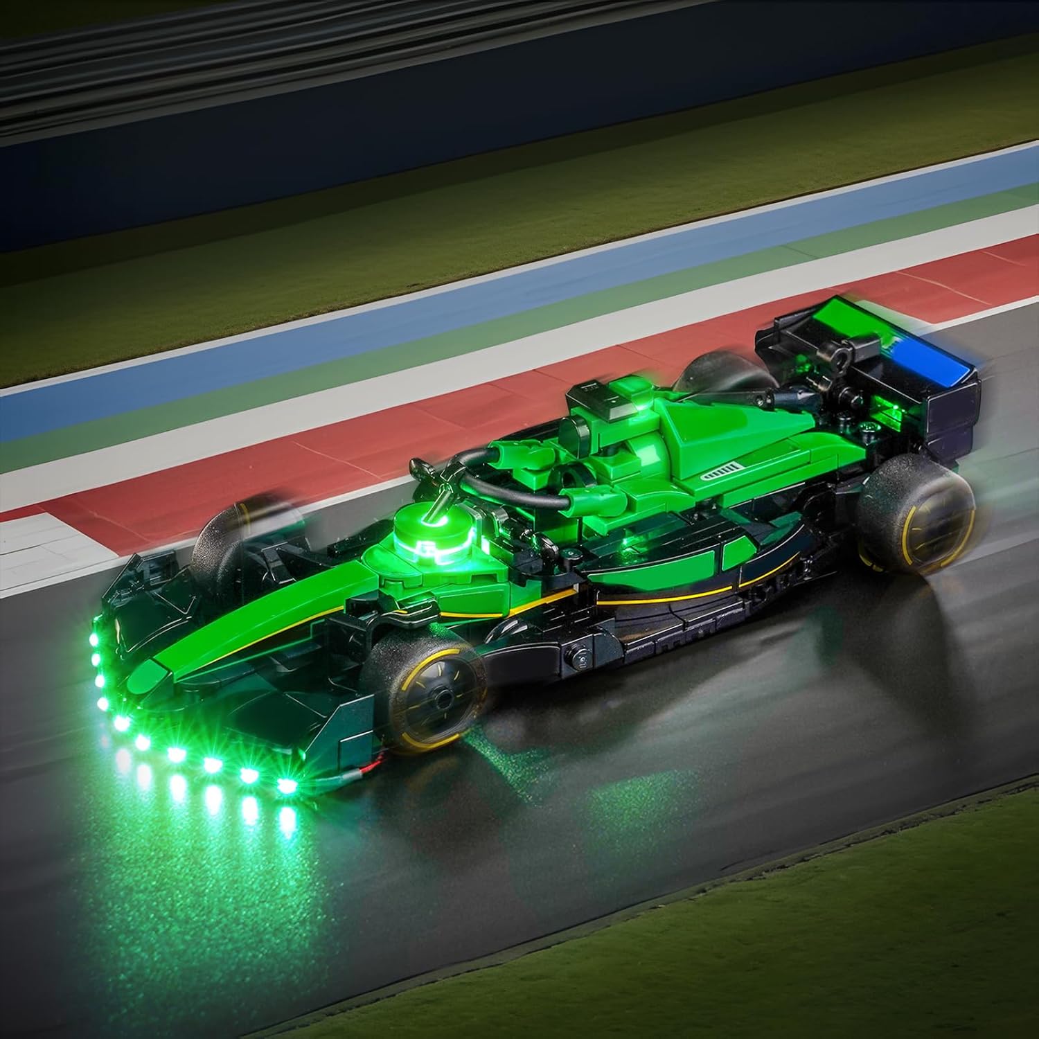 BrickBling Light Only, Compatible with Lego Speed Champions Aston Martin Aramco F1 AMR24 - Not Come with Car (77245)