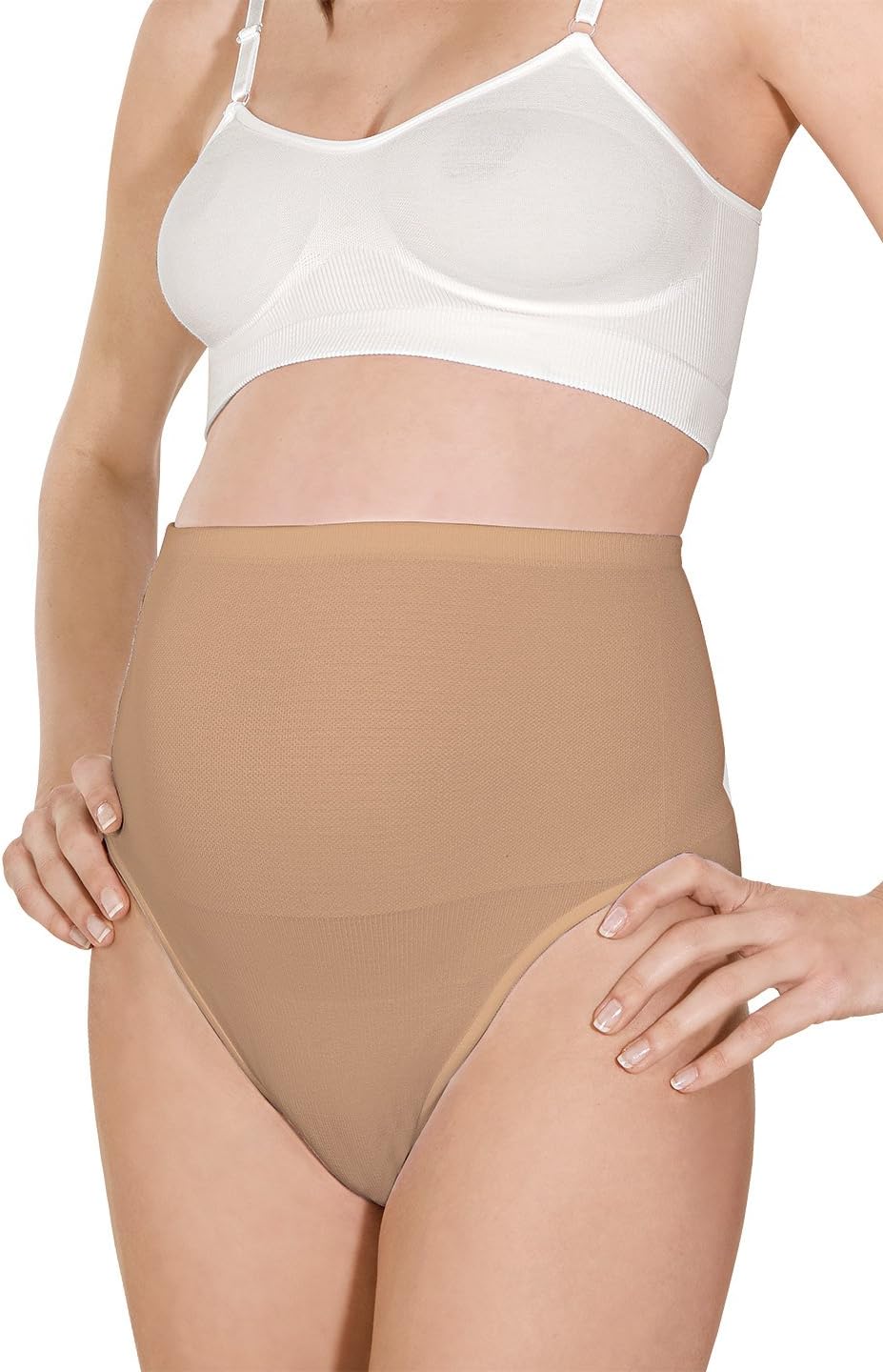 Relax Maternity 5200 Slim Post Birth Support Briefs-Beige (XLarge)