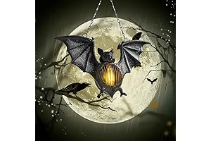 Halloween Hanging Bat Candle Holder: Spooky and Enchanting!