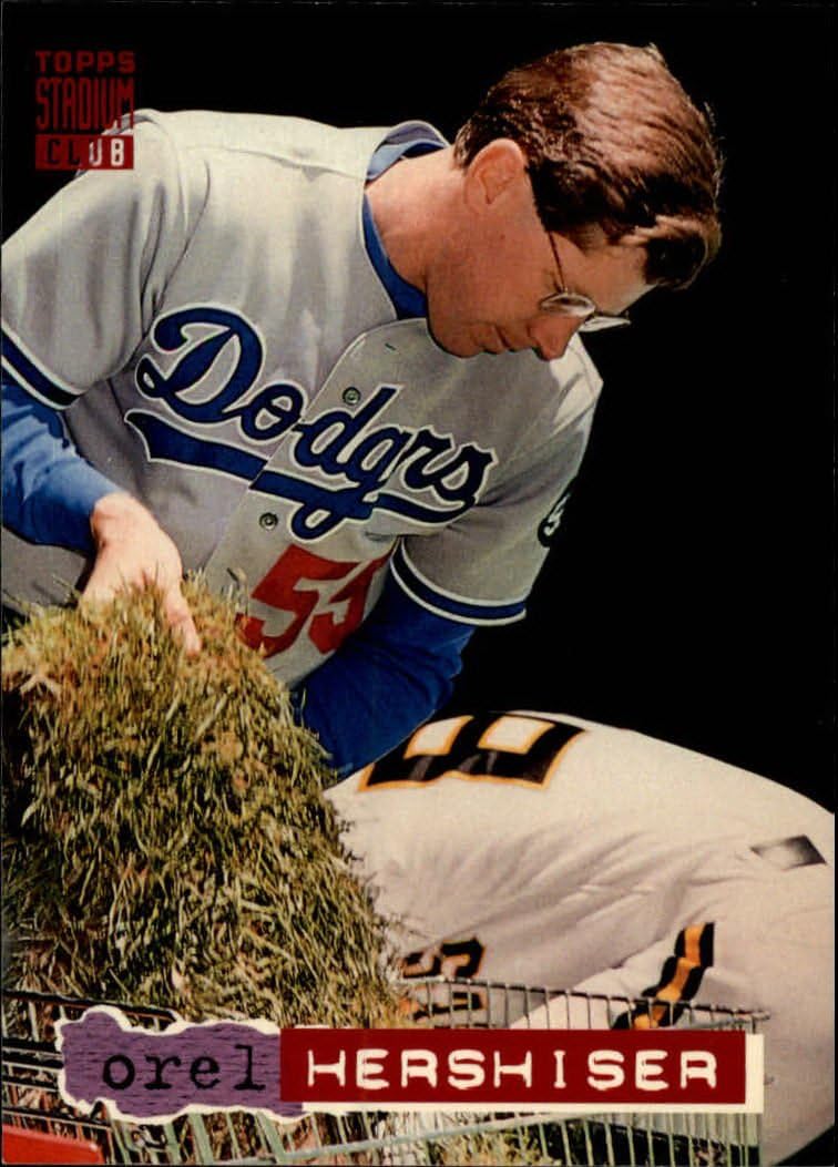 1994 Stadium Club Baseball Card #400 Orel Hershiser