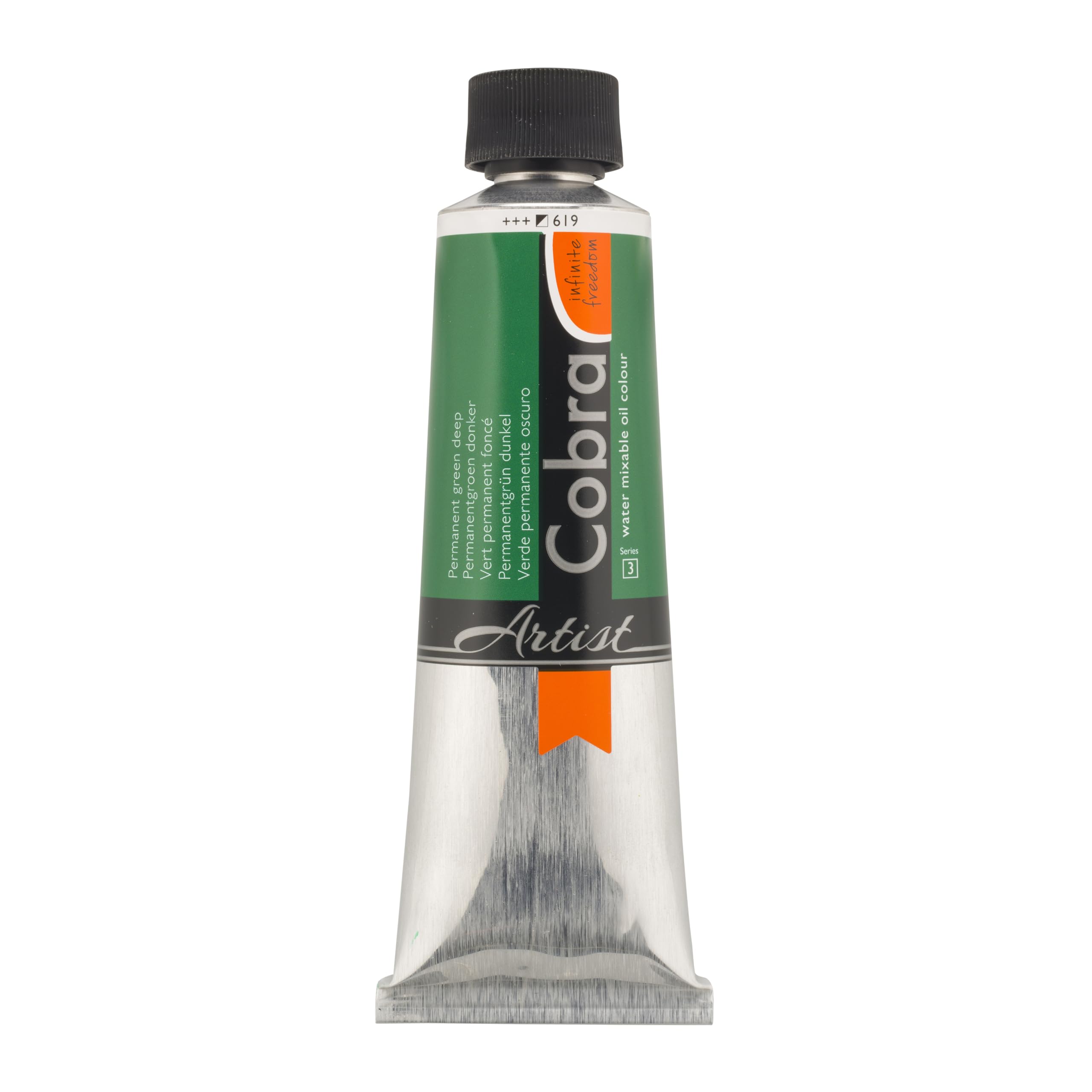 Cobra Artist Oil Colour Tube 150 ml Permanent Green Deep 619