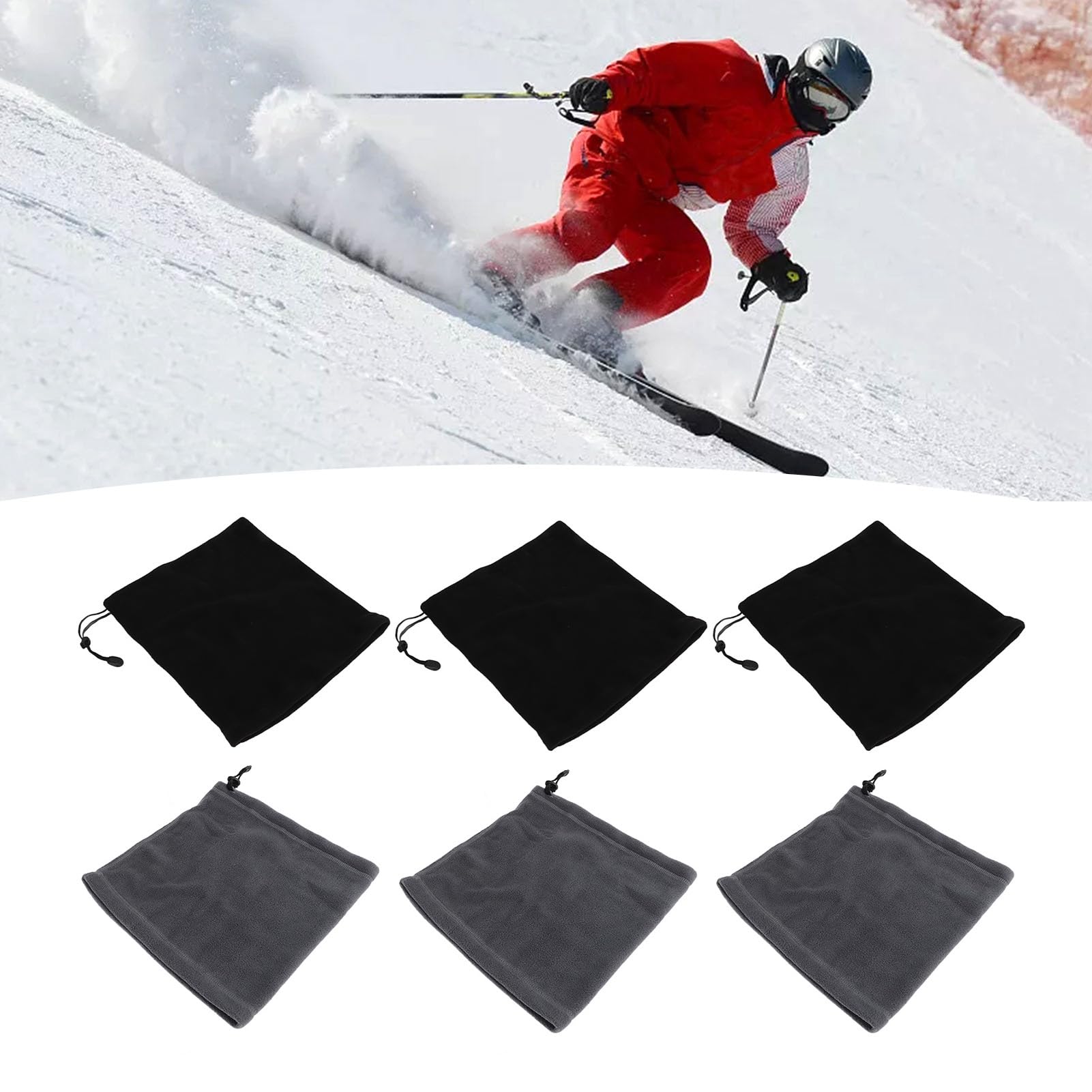 Scaldacollo In Cashmere Multifunzione - Sciarpa Invernale, Maschera Viso - Unisex Per Outdoor