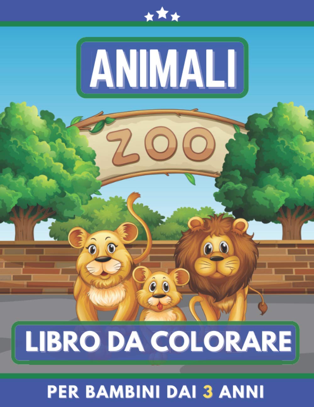 Animali Libro Da Colorare Per Bambini Dai 3 Anni: Libro da colorare per ragazze e ragazzi. Un ottimo regalo per bambini in età prescolare e scolari. Grandi belle illustrazioni