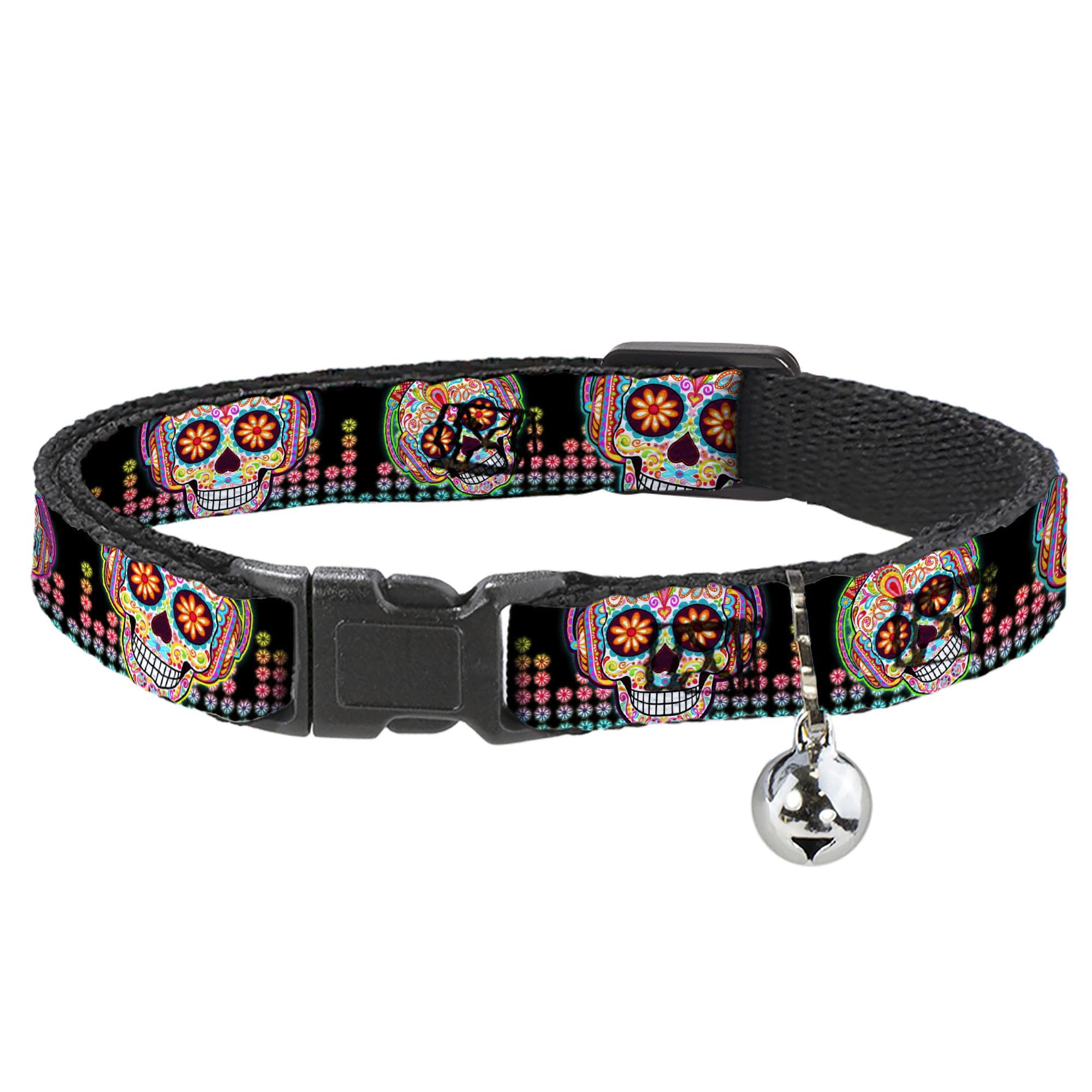 Collar breakaway para gato con hebilla de seguridad y dise&ntilde;o moderno multicolor original