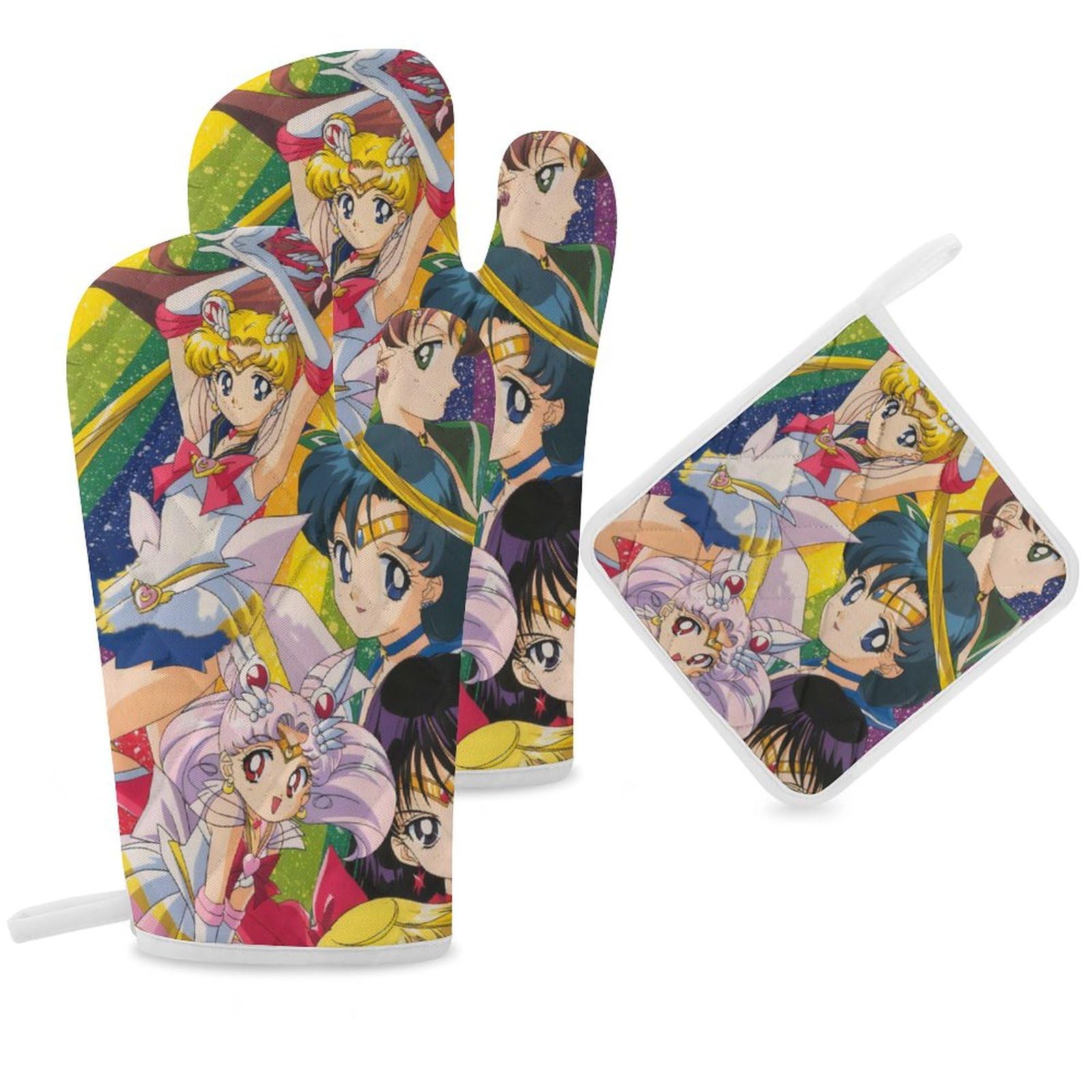 Amazon.co.jp: 美少女戦士セーラームーン 耐熱ミトン 断熱手袋 鍋