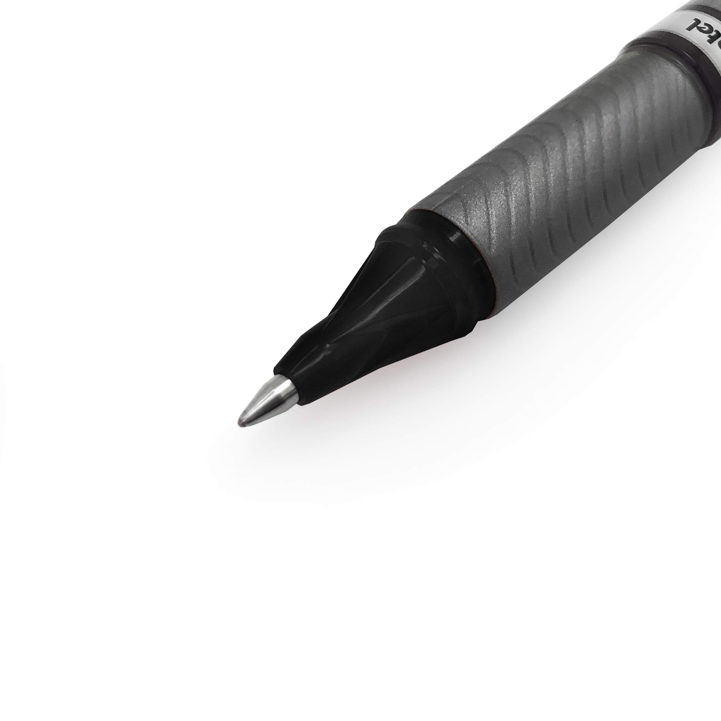 Pentel Energel BL27 - Penna a sfera con inchiostro gel liquido, punta in metallo da 0,7 mm, inchiostro nero, confezione da 5