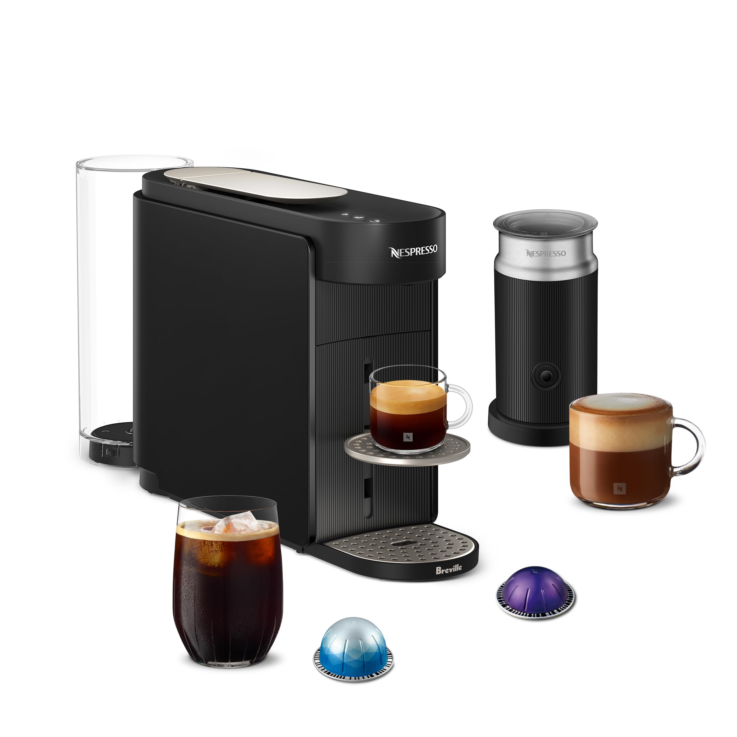 Nespresso Vertuo Up Coffee and Espresso Maker with Aeroccino