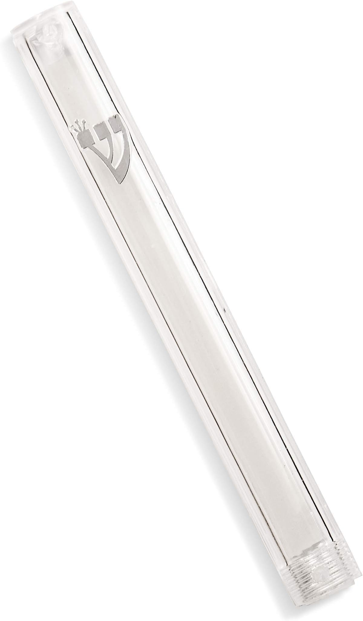 Transparent Plastic Klaf 10 Jewish Mezuzah Scroll Case Judaica Gift