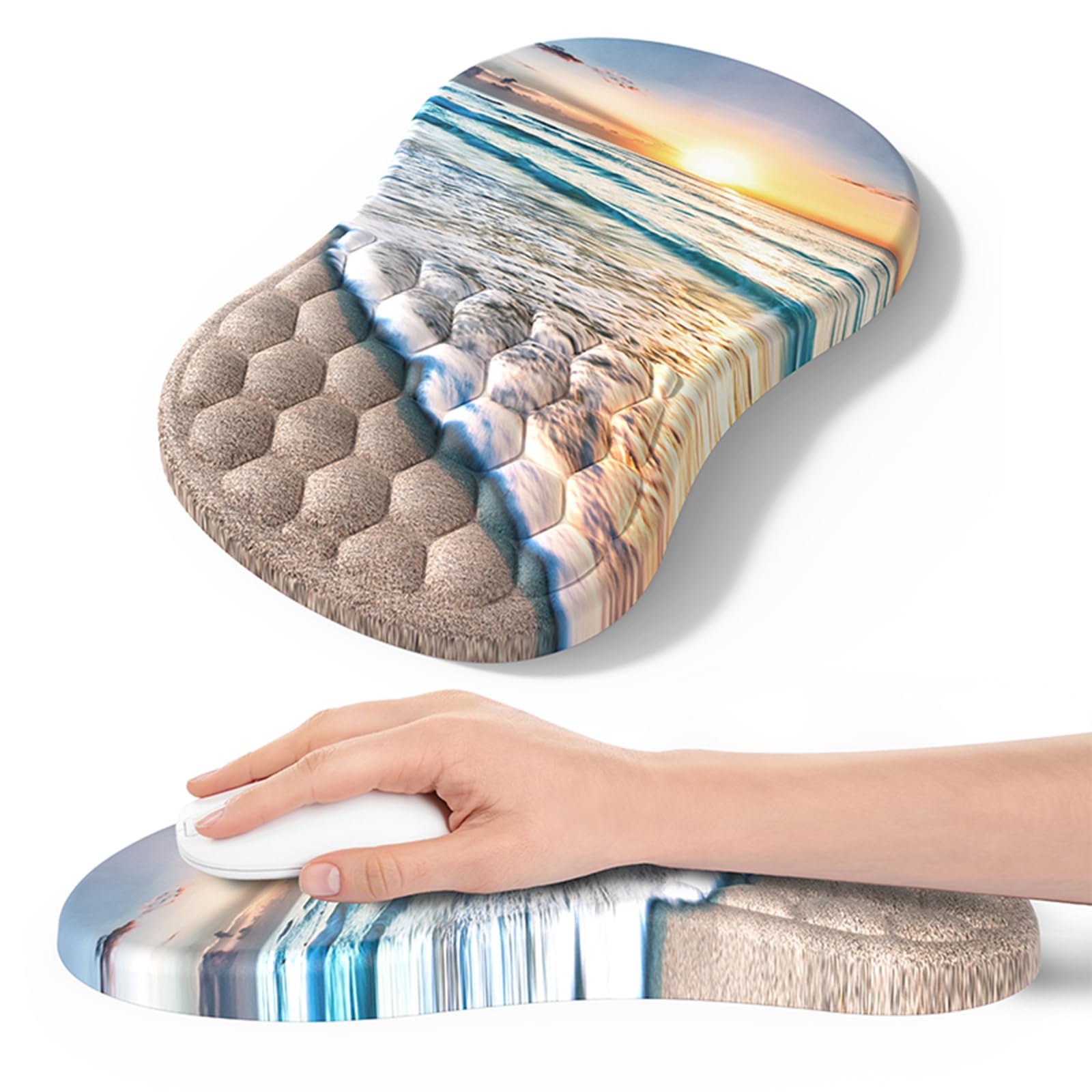 Repose-Poignet Ergonomique Coulissant Pour Souris Et Clavier - Soulage Douleurs Et Syndrome Du Canal Carpien