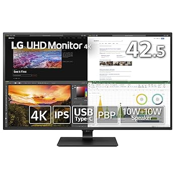 Amazon.co.jp: LG モニター ディスプレイ 43UN700-B 42.5インチ