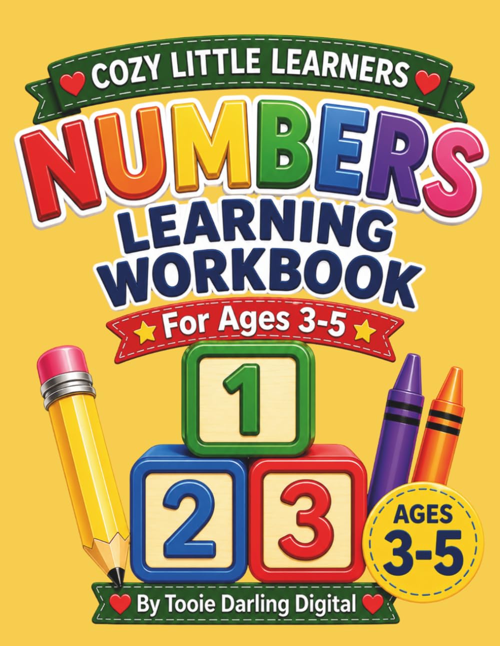 Cozy Little Learners: Numbers Workbook for Ages 3–5: A Fun & Gentle Preschool Counting Workbook (Tracing, Coloring, Matching & Early Learning Activities)