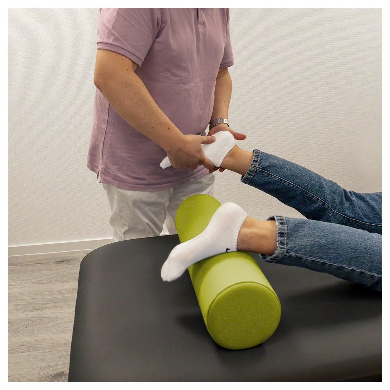 Sport-Tec Lagerungsrolle Lagerungskissen Knierolle Fitnessrolle für Massageliege 15x50 cm