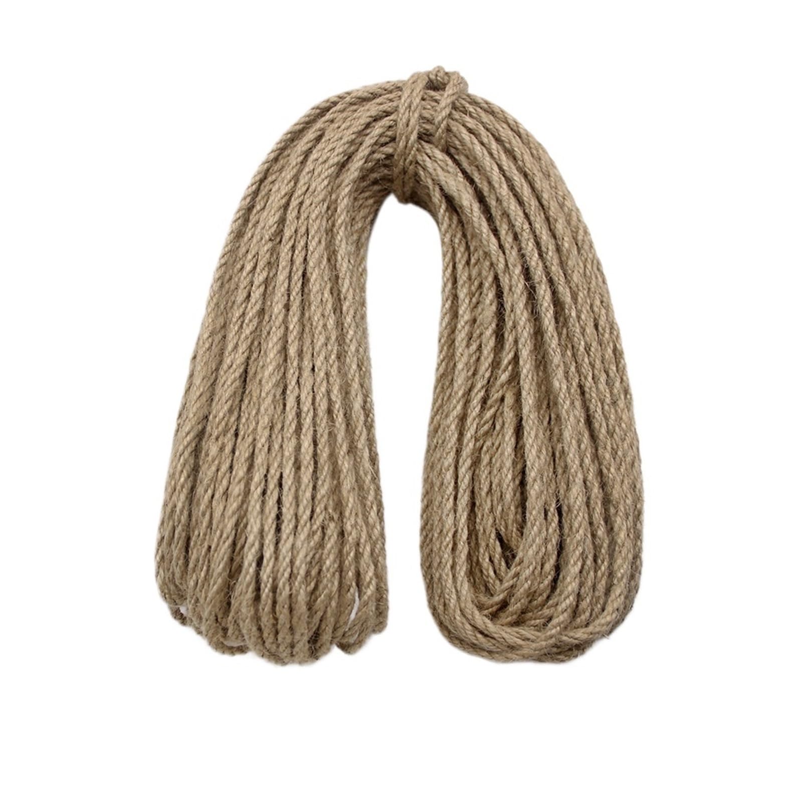 1mm-12mm Jute Seil Schnur Band Handwerk DIY Nähen Party Hochzeit Weihnachten Home Decortion Für Camping Garten