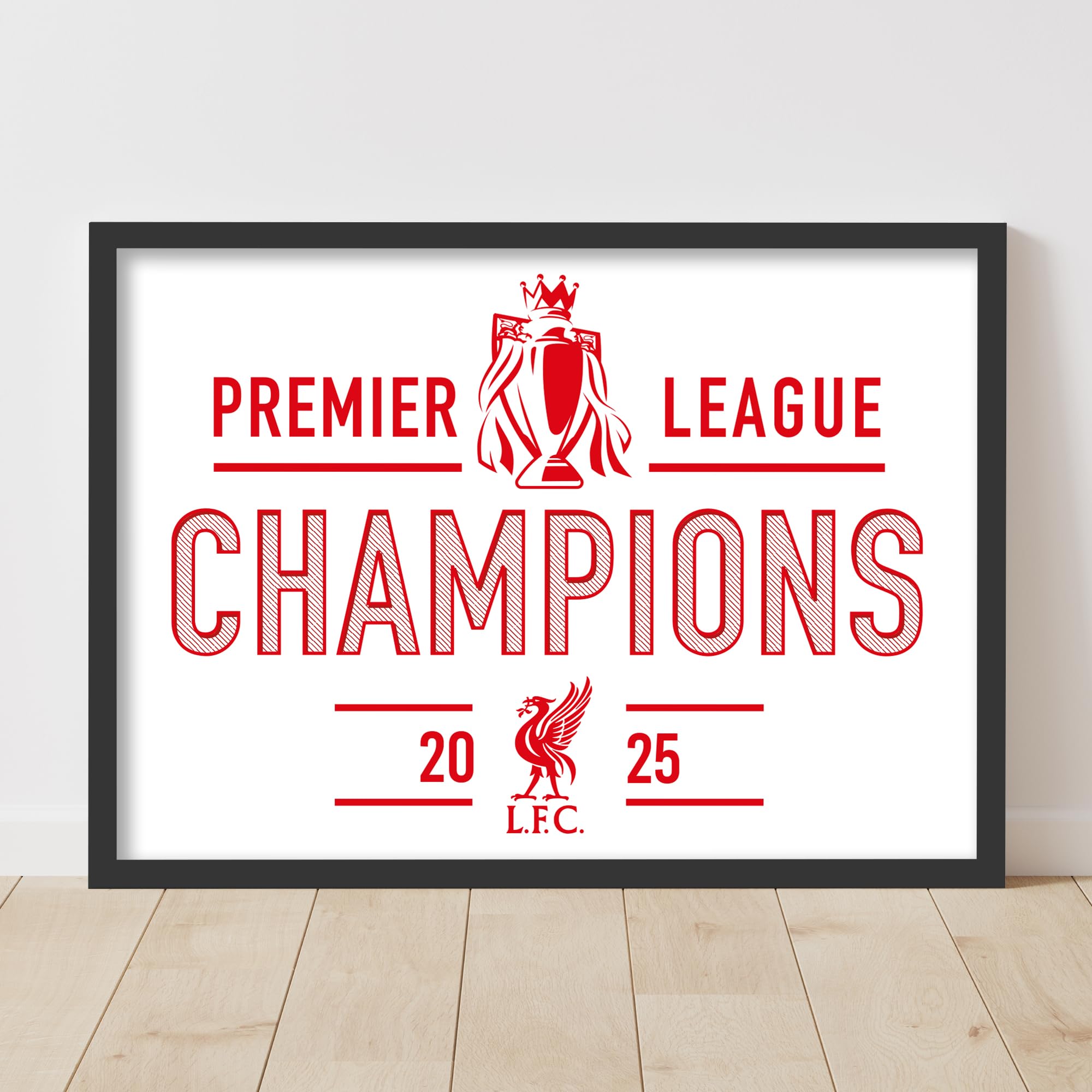 Liverpool FC Print - Premier League Champions 2025 Poster (42cm x 59.4cm - A2)