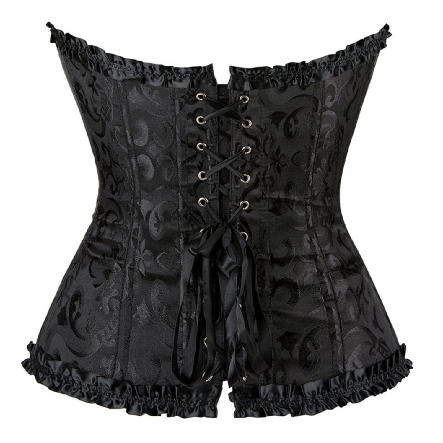 Corset Femme Bustier Sexy Costume Medieval Lacet Grande Taille, XS-6XL
