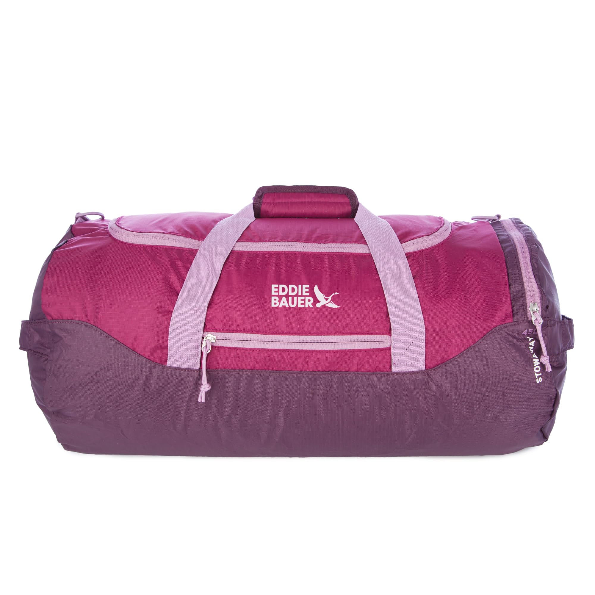 Eddie Bauer Stowaway Packable Duffel Bag | Travel | Foldable | Lightweight | Durable | Ripstop Polyester