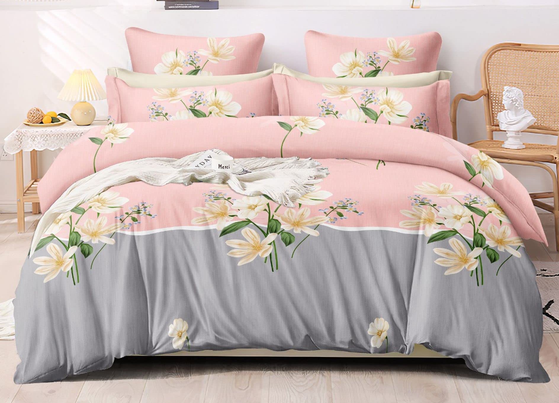 BhaiJi BedSheet 220 TC Microfiber King Elastic Fitted Super Large Size BedSheet 78x78x10 Cotton Double Bed with 10 Inch Deep Pocket (Pink, 108x108 Inch King) (B0BZ4DWK2R) Amazon Price History, Amazon Price Tracker