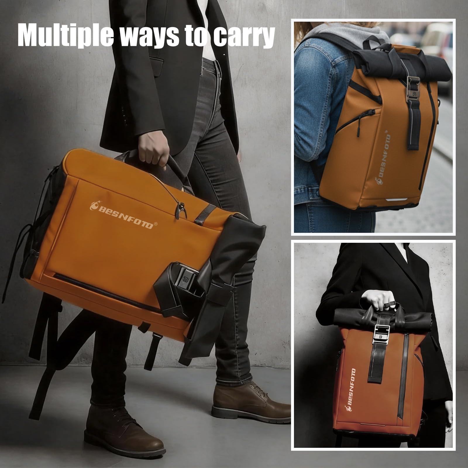 Zaino per fotocamera, scomparto per computer portatile, accesso laterale rapido, per escursioni, viaggi, fotografi, fotocamere DSLR SLR impermeabili