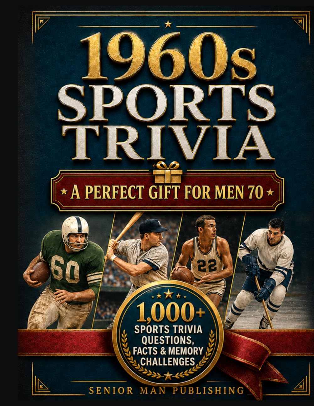 1960s Sports Trivia for Men in Their 70s: The Ultimate Gift for Sports Fans: 1,000+ Sports Trivia Facts, Questions & Memory Challenges About the ... Records and Greatest Moments of the Decade
