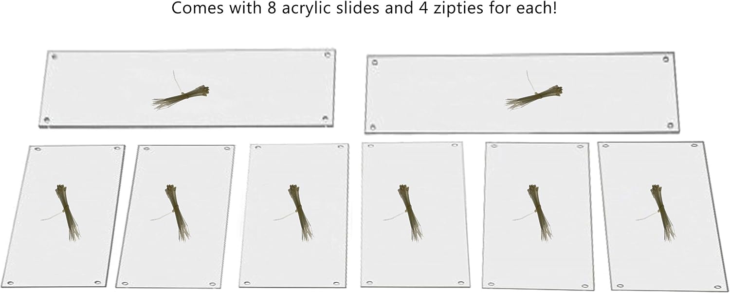 Pet Cage Liner 14" x 4.5" with Holes Zip Ties Urine Guard Pack of 8 Flexible Clear Sheet Rabbit Guinea Pig Side Lining Habitat Siding No Mess Protection Cage Edge Liners By Marketing Holders