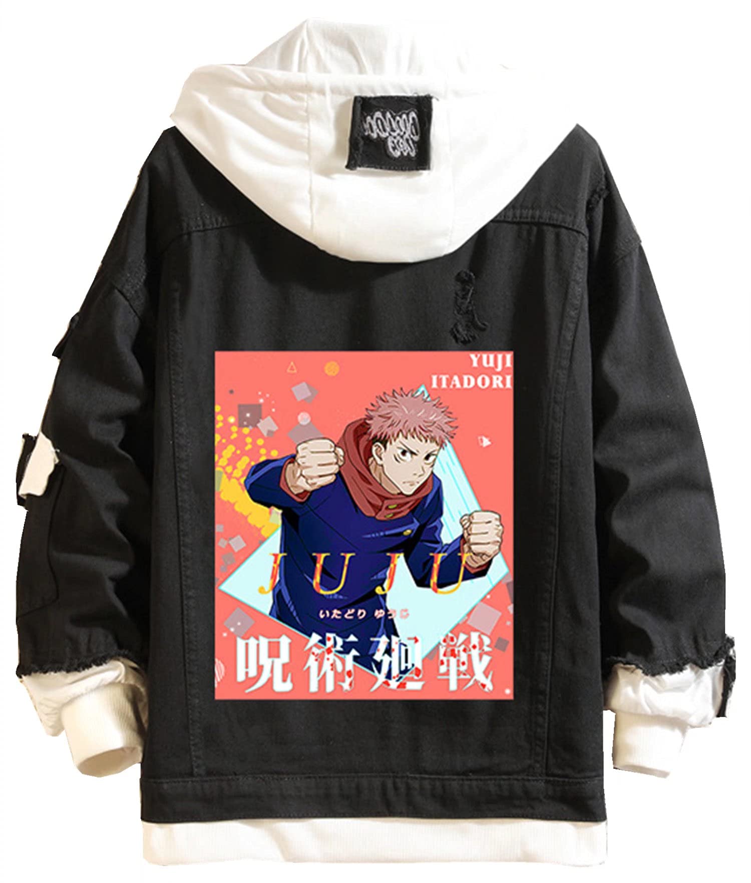 Buy Jujutsu Kaisen Denim Jacket Manga Itadori Yuji Fushiguro Megumi