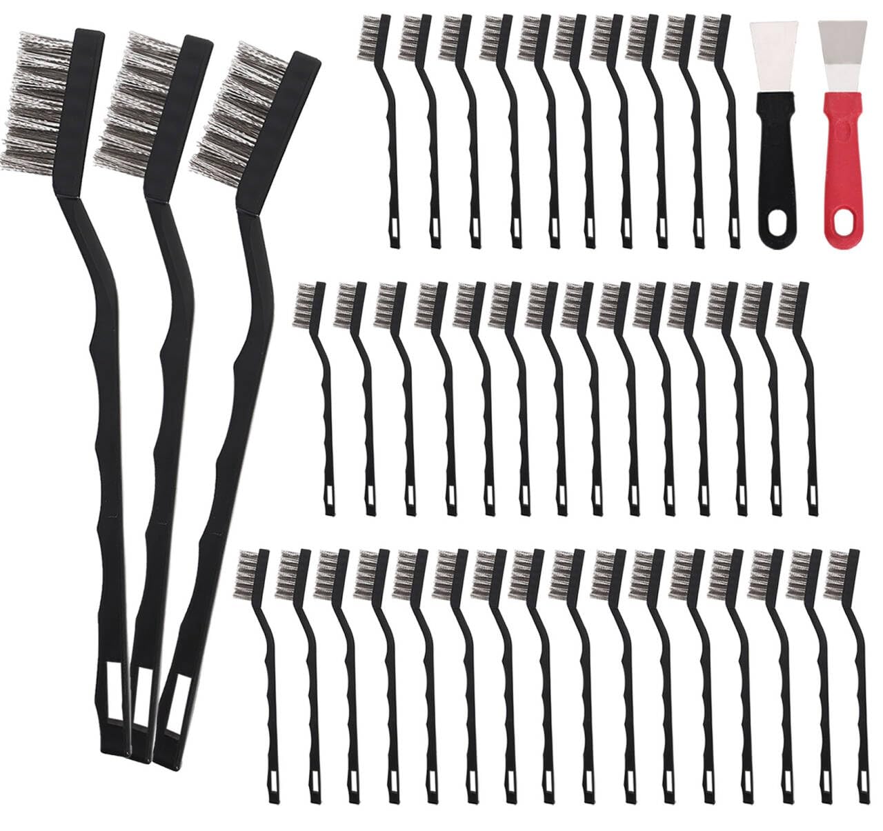 Mini Wire Brush Set - 20 Brass Brushes -8 Mini Wire Brush Set - 20 Brass Brushes -8