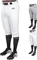 Rawlings Launch Series Youth Knicker Baseball Pants XXL White - Stretch Polyester, Pro Gripper Waist, Double Knees