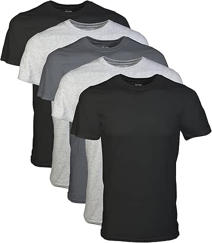 Gildan Mens Crew T-Shirts, Multipack, Style G1100