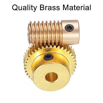 Sourcing Map Worm Gear Set - 0.5 Module, 40