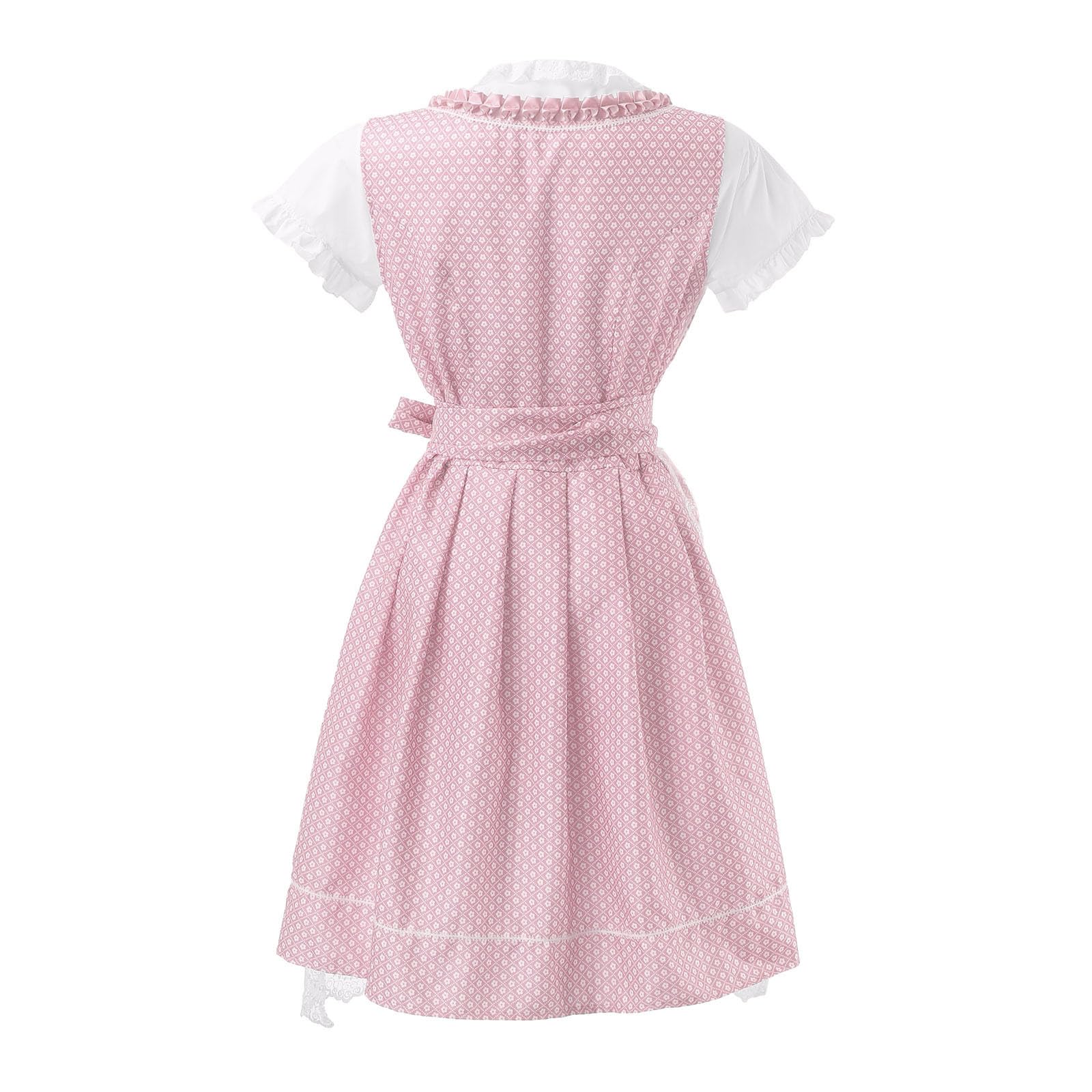 Generisch Dirndl - Abito tradizionale Dirndl, da donna, a maniche corte, per Oktoberfest