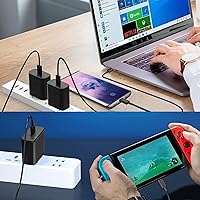 Vista 14 de 2Pack 45W Charger for Samsung Super Fast Charger Type C, USB C Super Fast Charging for Samsung Galaxy S23 Ultra/S23/S23+/S22/S22 Ultra/S22+/Note