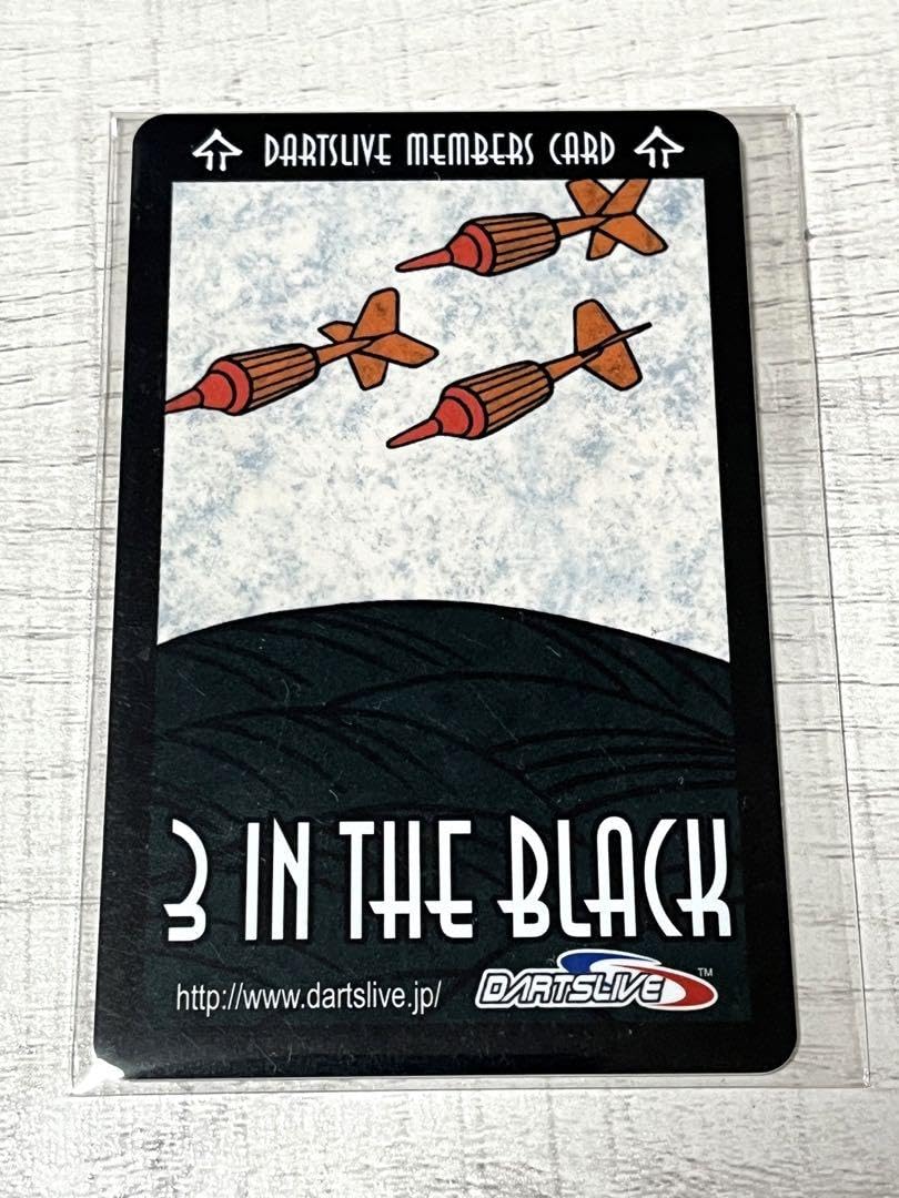 激レア！【ダーツライブカード】初期　アワード　花札　3IN THE BLACK 激レア！【ダーツライブカード】初期 アワード 花札 3IN THE