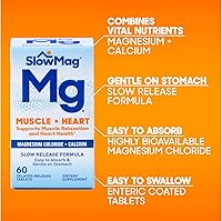 Vista 8 de Slow Mag Cloruro de Magnesio y Calcio, 60 tabletas cada una (paquete de 6)