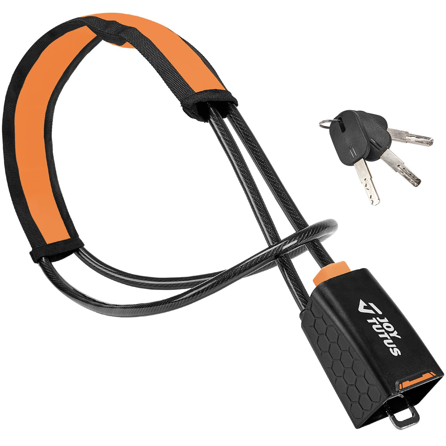JOYTUTUS Anti-Theft Steering Wheel Seat Belt Lock 27.56 Inch