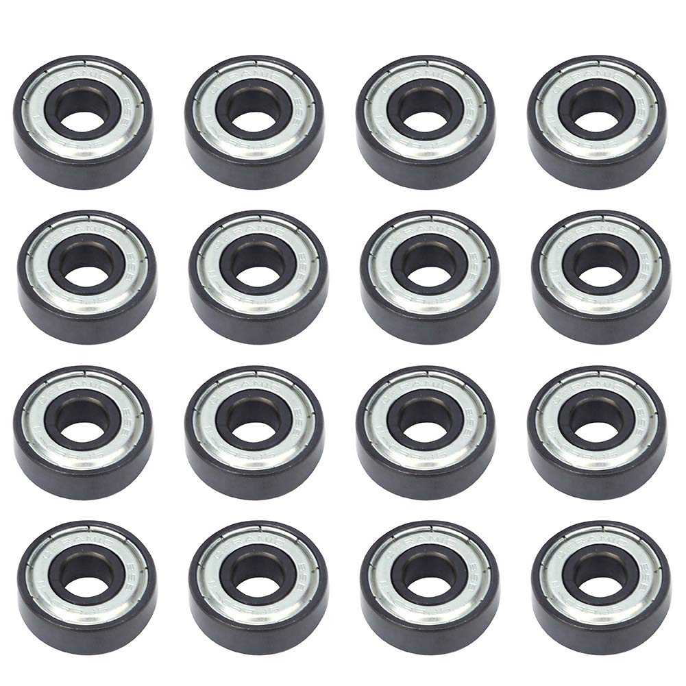 Fast Speed with Iron Box Ceramic Ball Bearing, Bearing, Black High Speed CERAMIC BSB SPEED-11 for Roller Skates