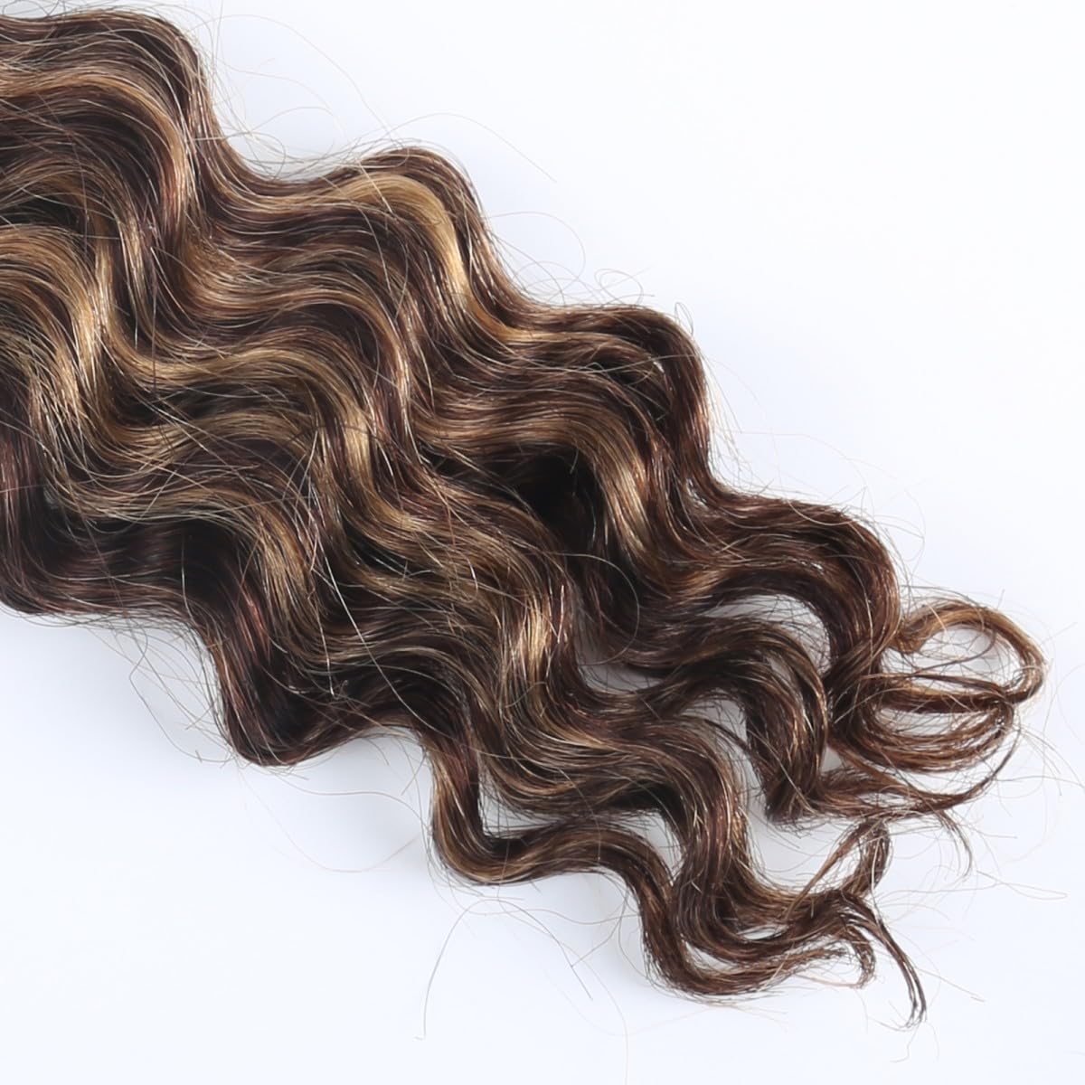 Unipearl Deep Curly Bulk Human Hair for Braiding 100g 2 Bundles 14 Inch Boho Braids Hair Extensions - Image 4
