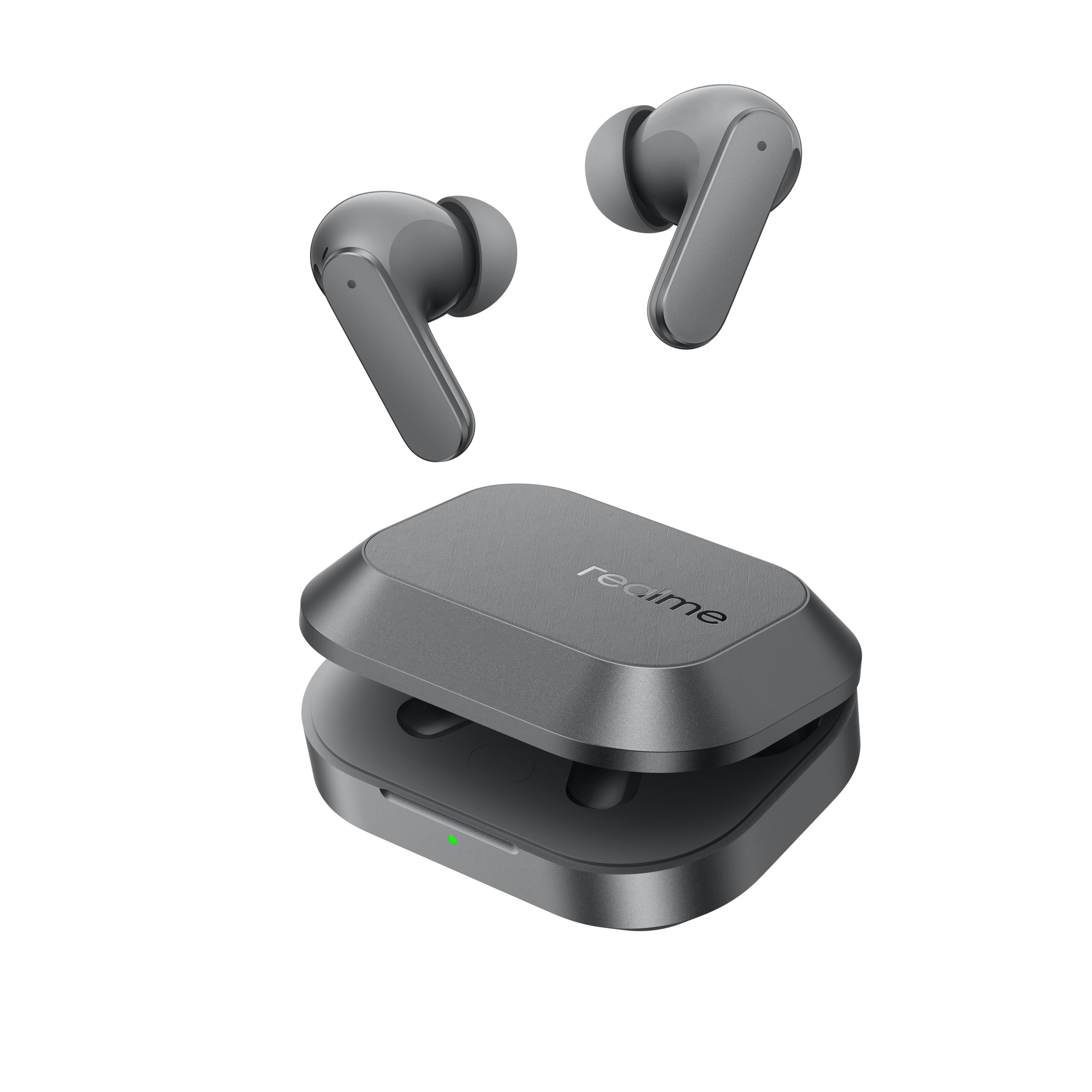realme Buds Air 8 Auricolari Bluetooth, Cuffie Wireless ANC 55dB con Audio Hi-Res LDAC, 6 Microfoni per Chiamate, 58 Ore di Autonomia, IP55 Impermeabile, Bluetooth 5.4, Cuffie In-Ear per Sport, Grigio