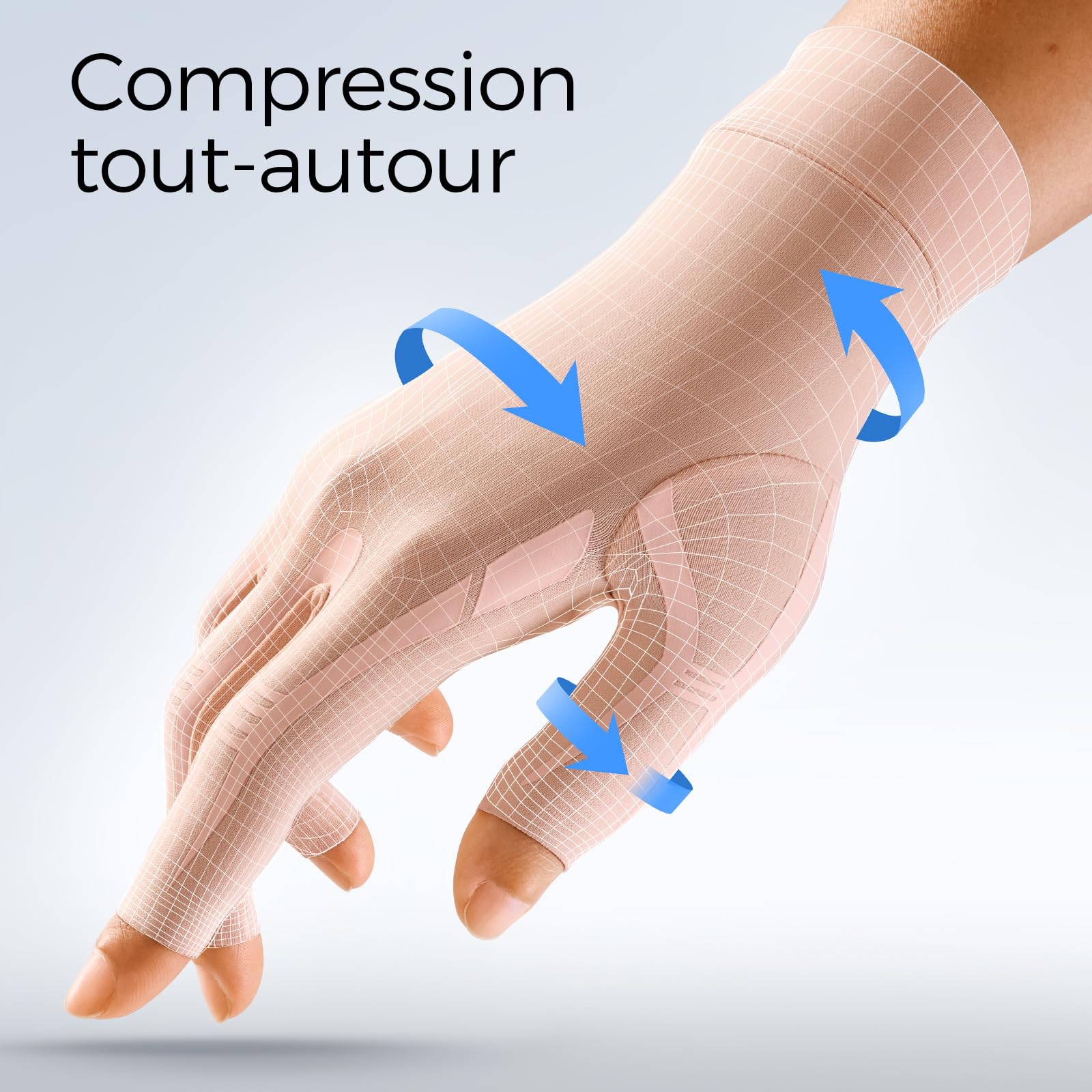 FREETOO Gants Arthrose Main et Attelle de Pouce