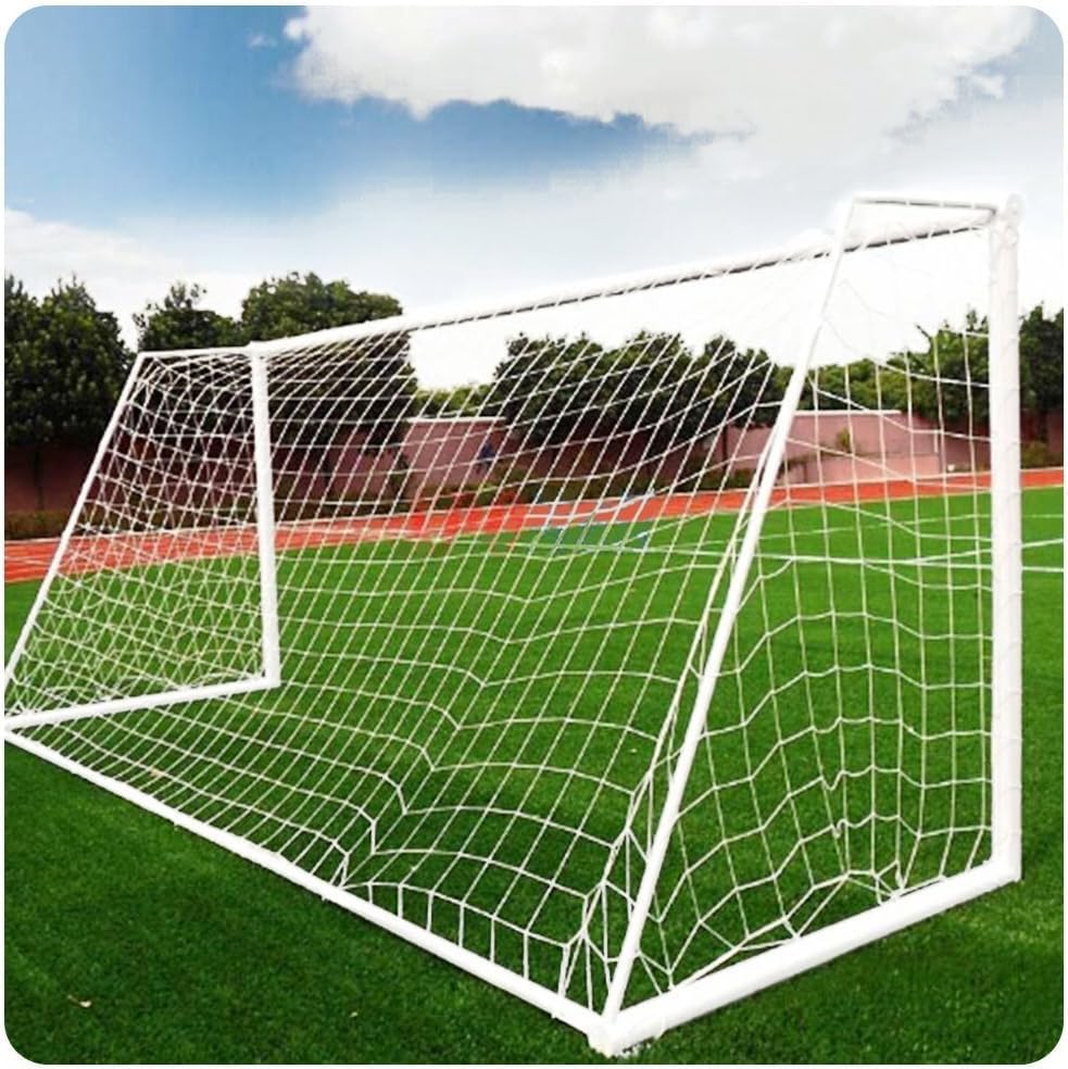 Redlution Football Soccer Goal Post Net Replacement Portable for Sports Training,9.8x6.6FT, White