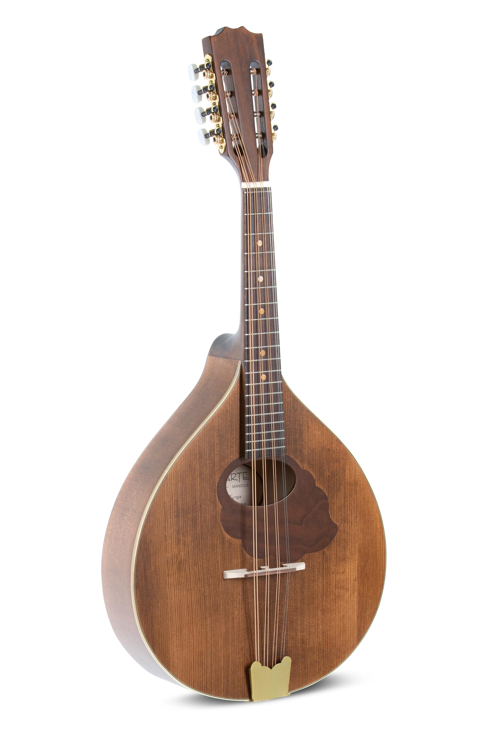 GEWA Mandola Pro Arte Antique - Mandola piatta - Forma portoghese - Tavola armonica in abete massello - Fondo / fasce in acero massello - Finitura antica opaca - Made in Europe