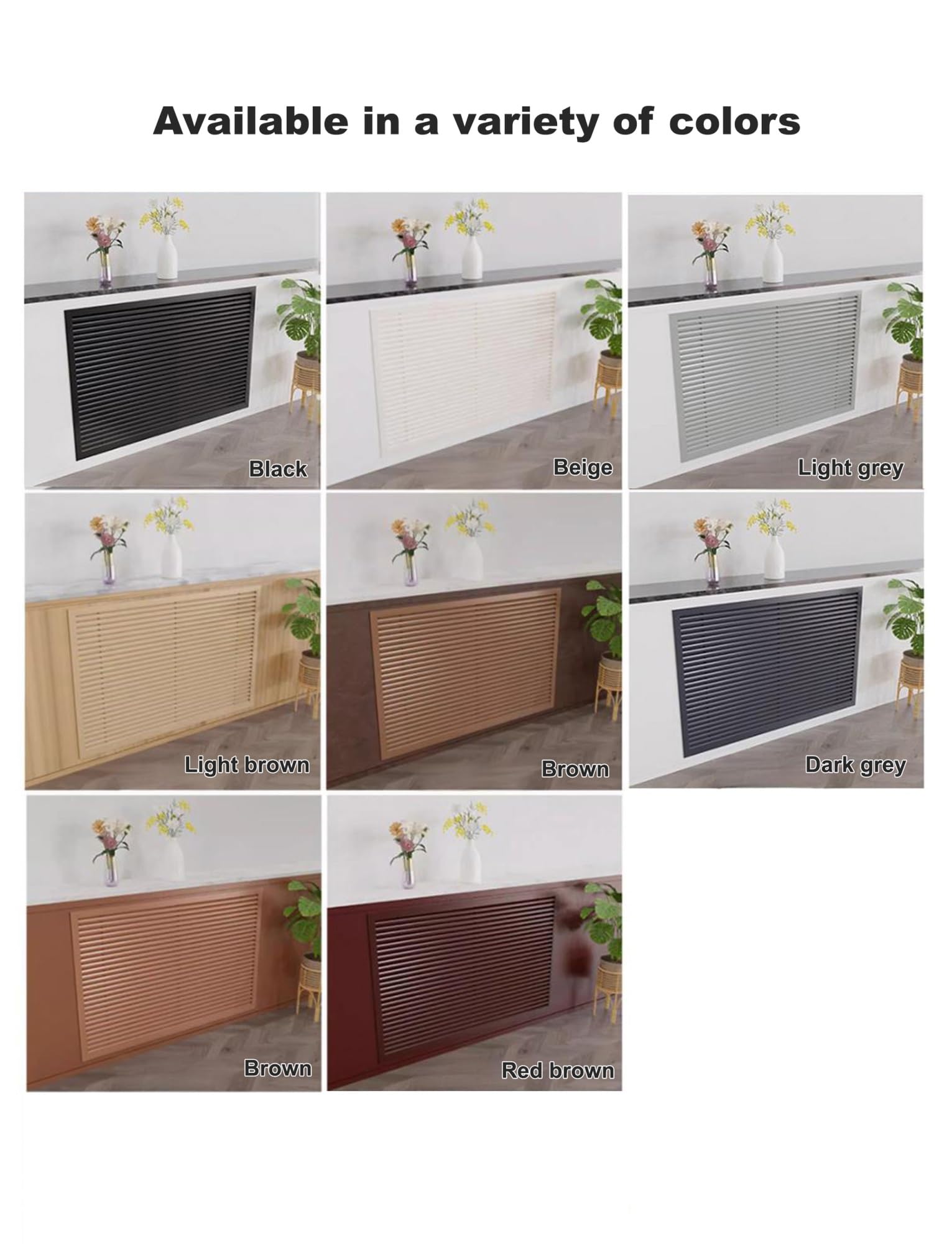 Tapa de ventilación, Tapa de radiador, Panel de Acceso para plomería de 26x26 Pulgadas con Montaje de Hebilla, Ideal para armarios, librerías, gabinetes, protección de conductos de Escape de