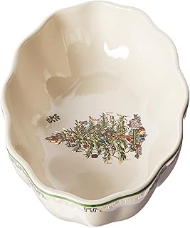 Spode 1669376 Cranberry Dish & Server, Set of 2, Green, 2 Count
